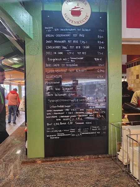 menu 1 of Münchner Suppenküche