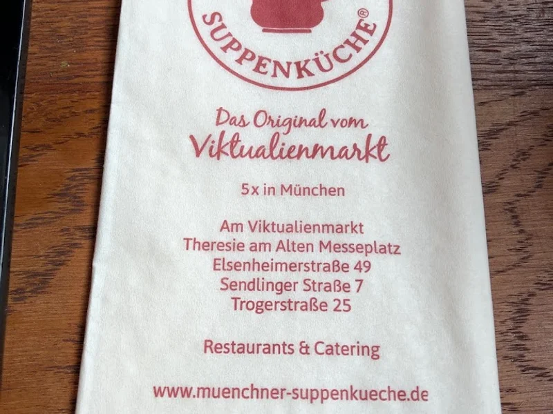 menu 0 of Münchner Suppenküche