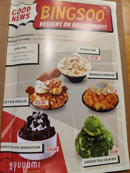 menu 0 of Yuyumi Haidhausen München