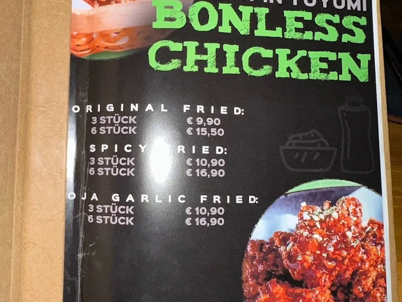 menu 2 of Yuyumi Haidhausen München