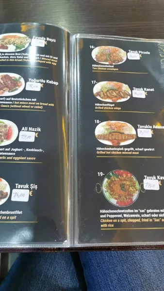 menu 2 of ÖZ URFA