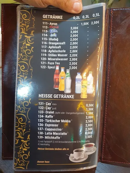 menu 1 of ÖZ URFA
