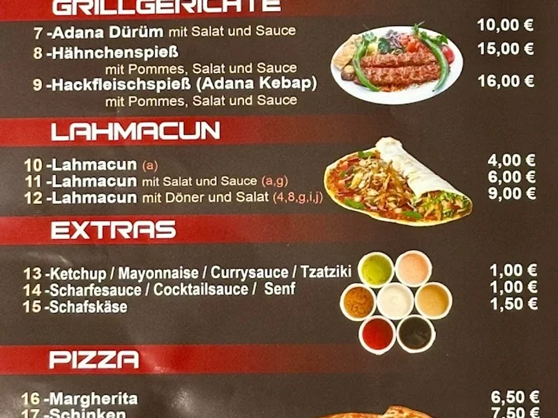 menu 1 of Poller Döner