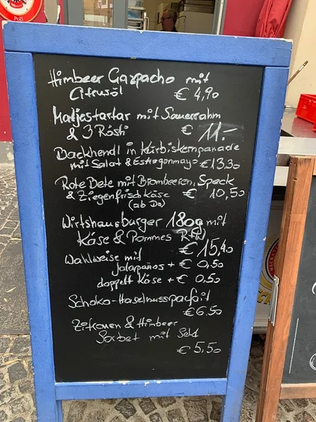menu 2 of Alt Poller Wirtshaus