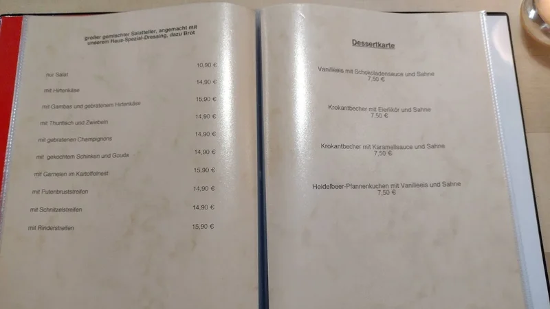 menu 2 of Zur alten Zollgrenze