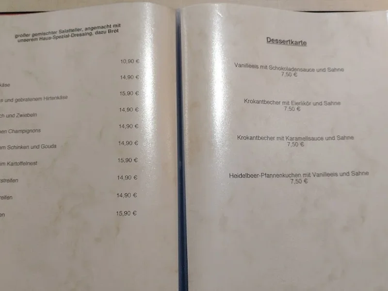 menu 2 of Zur alten Zollgrenze