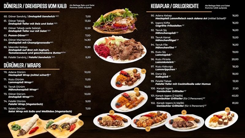 menu 0 of Kösem Restaurant