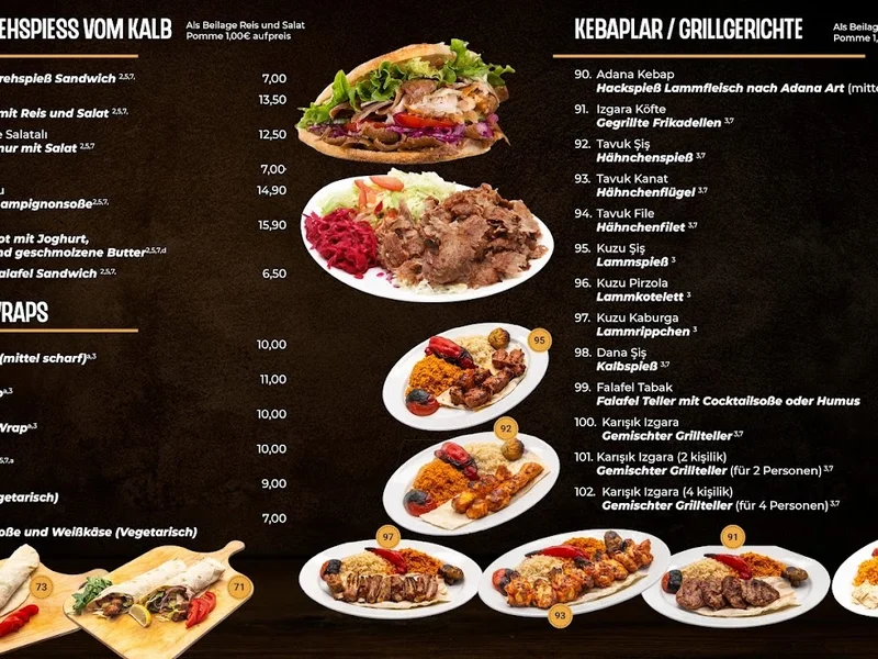 menu 0 of Kösem Restaurant