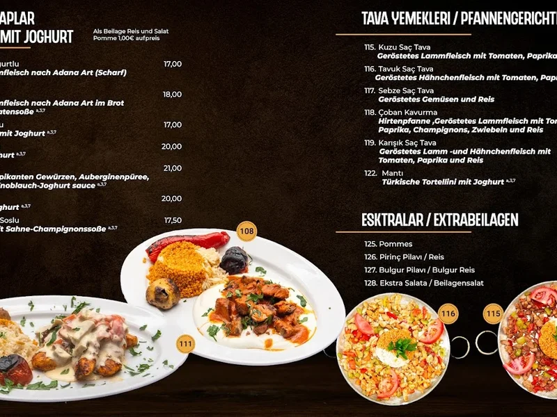 menu 2 of Kösem Restaurant