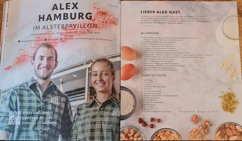 menu 1 of ALEX Hamburg