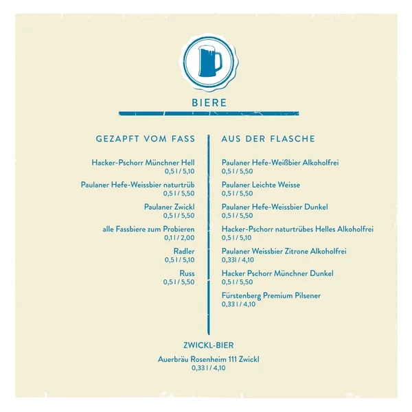 menu 0 of ZWICKL - Gastlichkeit am Viktualienmarkt