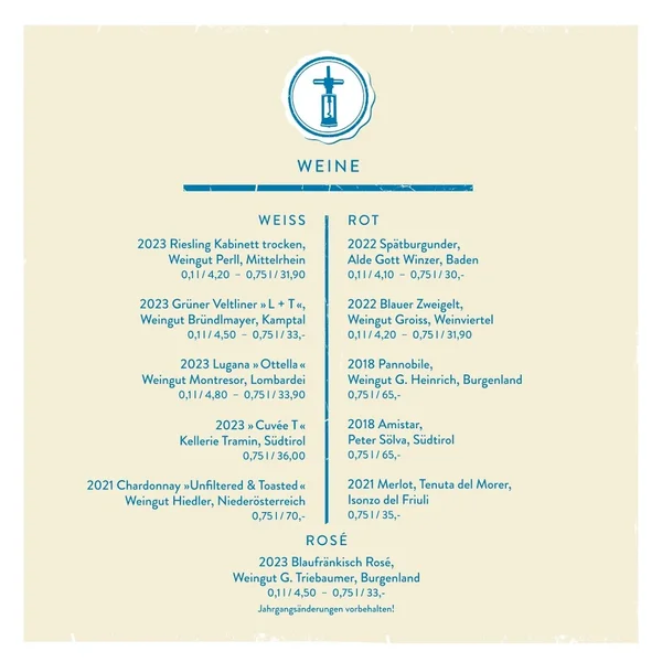 menu 2 of ZWICKL - Gastlichkeit am Viktualienmarkt