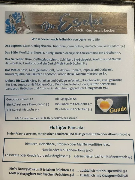 menu 0 of Die Eselei