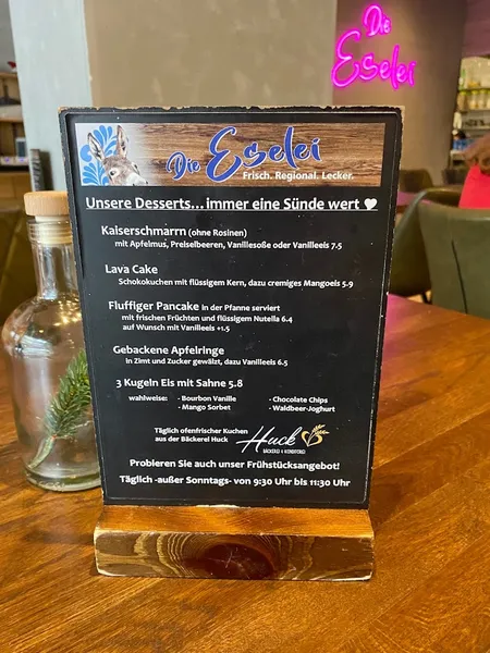 menu 1 of Die Eselei