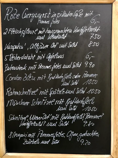 menu 0 of Gaststätte Hans Mielich