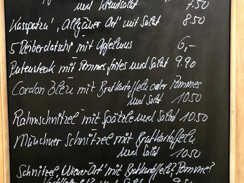 menu 0 of Gaststätte Hans Mielich