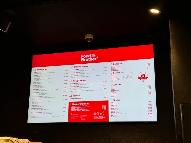menu 1 of FOOD BROTHER