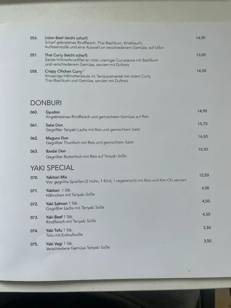 menu 2 of Hachiko Sushi Köln