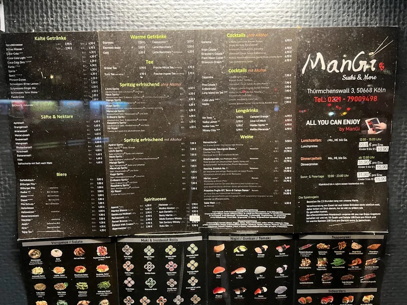 menu 0 of Mangi Sushi&More