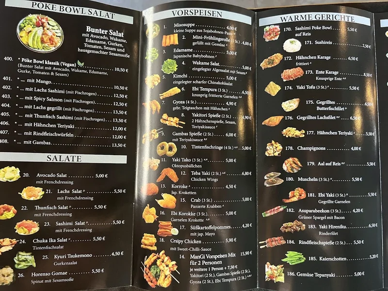 menu 1 of Mangi Sushi&More