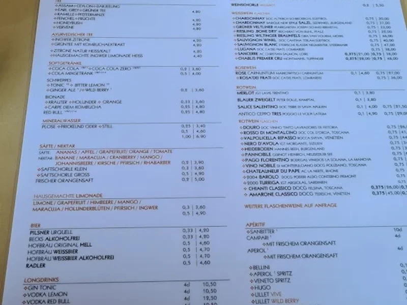 menu 1 of Cafe Glockenspiel GmbH