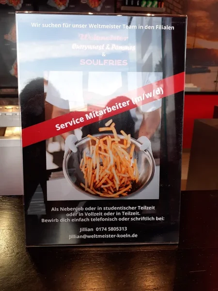 menu 0 of Weltmeister - Currywurst & Pommes