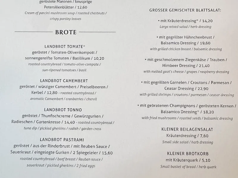 menu 0 of Funkhaus Cafe-Bar-Restaurant