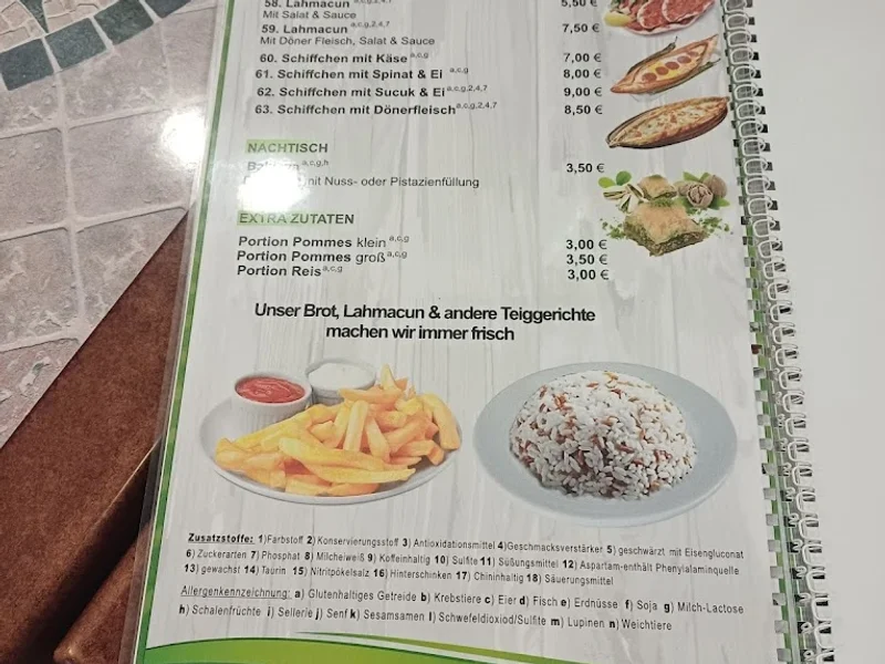 menu 0 of Mangal Restaurant