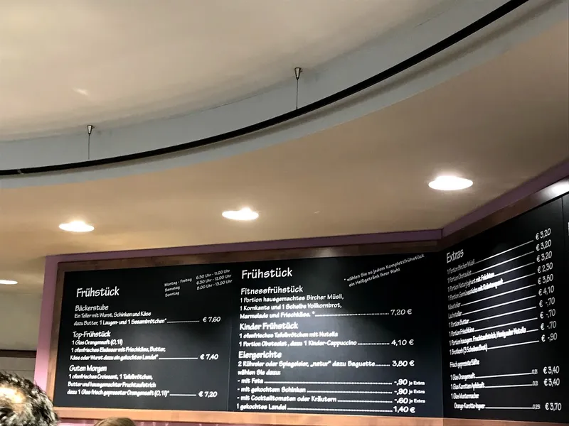 menu 1 of Bäckerei Trölsch