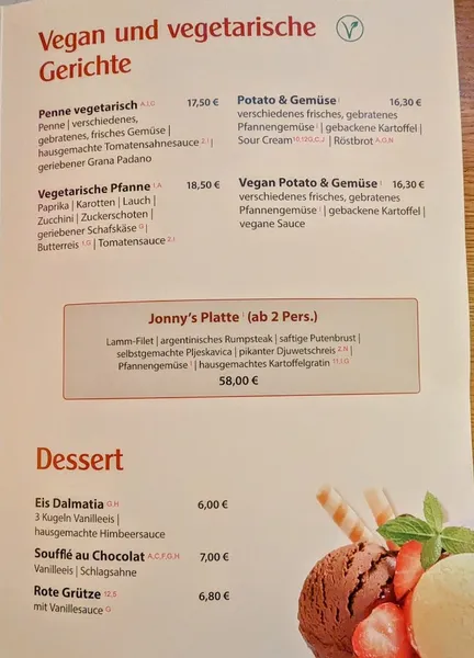 menu 2 of Tunici Restaurants Barmbek-Süd