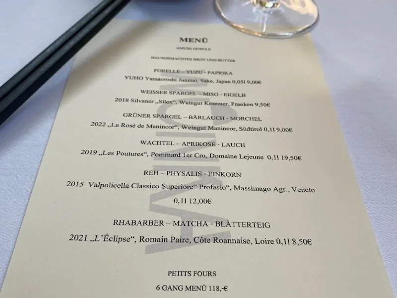 menu 1 of Wonka Restaurant & Kochwerkstatt