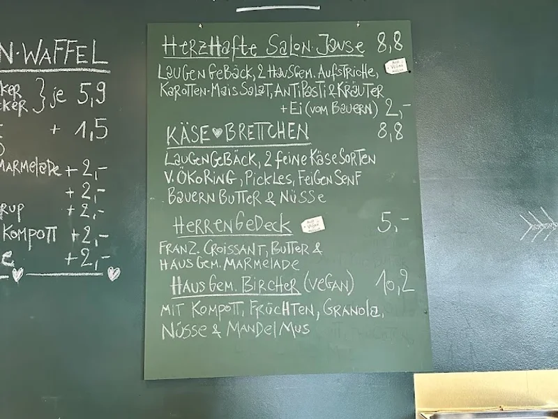 menu 0 of Gartensalon/KuchenKiosk - München