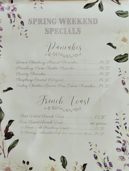 menu 2 of Ginger and Gray's - Maxvorstadt | Brunch | Cake | Coffee