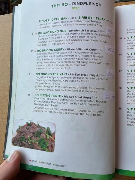 menu 1 of Green Papaya