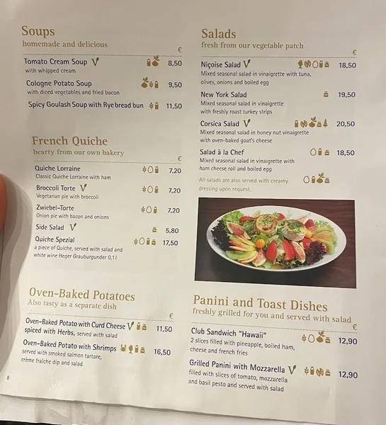 menu 1 of Cafe Riese Köln