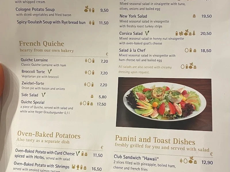 menu 1 of Cafe Riese Köln