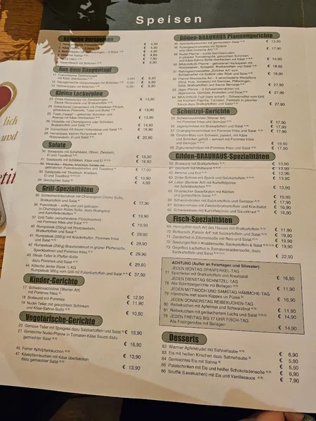 menu 2 of Cafe Riese Köln