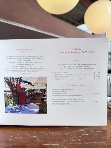 menu 1 of Ludwig im Museum Restaurant & Café