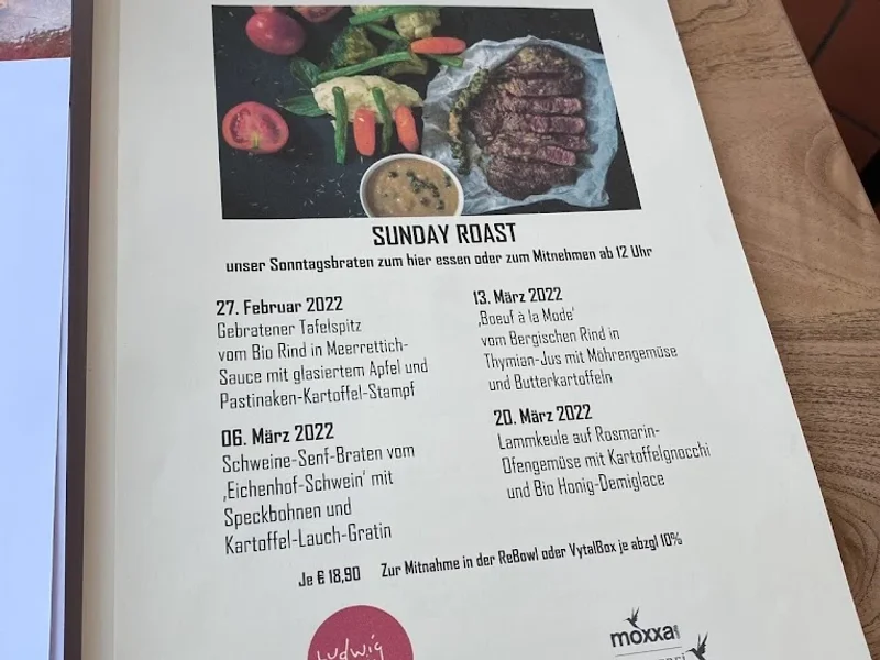 menu 2 of Ludwig im Museum Restaurant & Café