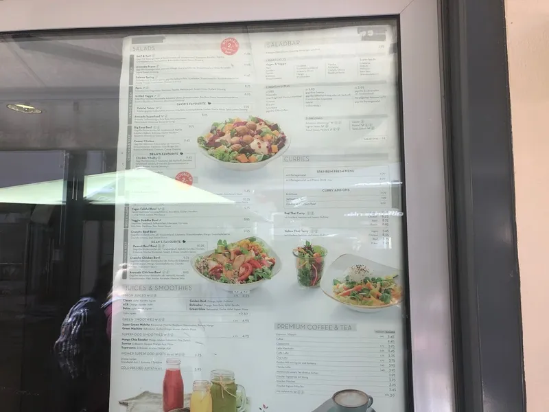 menu 2 of dean&david | Bowls, Salate, Curries & Snacks!