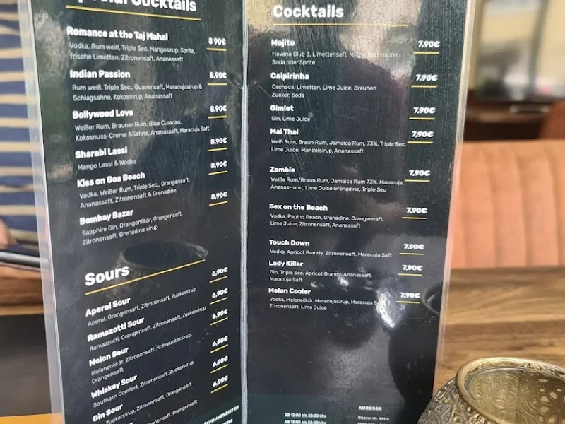 menu 0 of Holi Porz - Indian Restaurant & Cocktail Bar