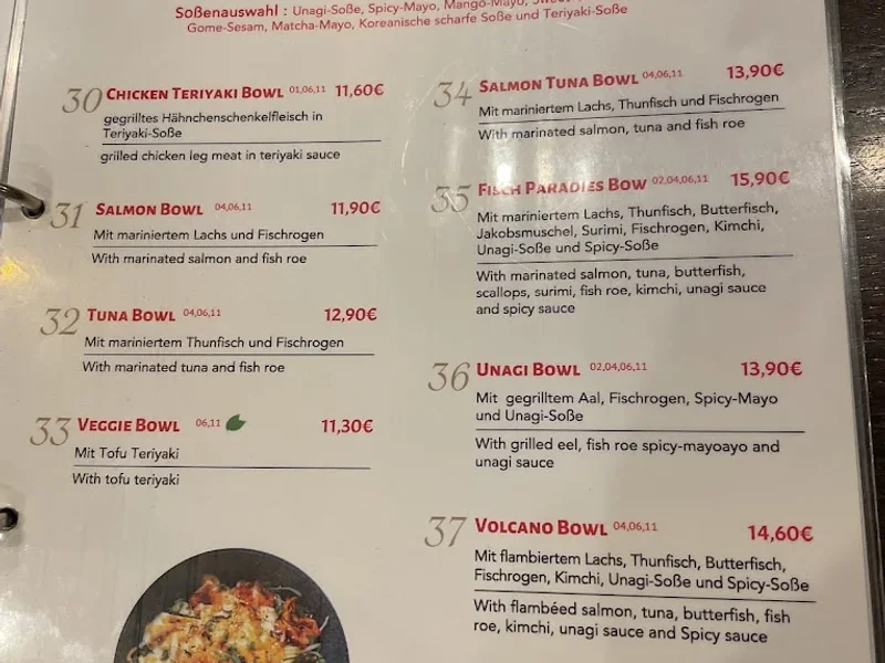 menu 2 of Daimyo - Ramen & Fitnes Sushi Restaurant