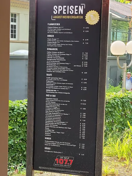 menu 0 of Augustiner Biergarten & Eventlocation Stuttgart
