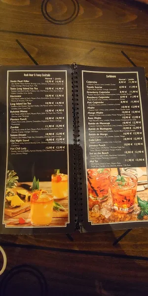 menu 1 of November Cafe Bar Restaurant