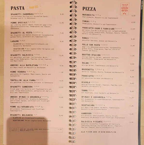 menu 0 of Food Lounge Bergedorf