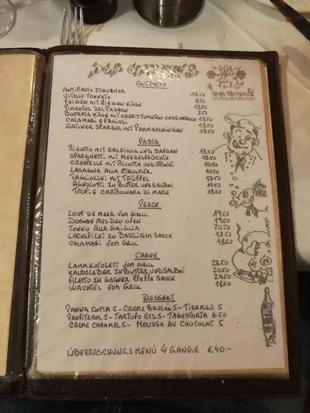 menu 1 of Der Etrusker Ristorante