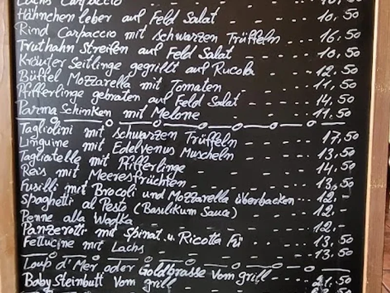 menu 2 of Trattoria Tiberio