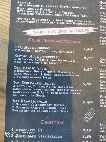 menu 2 of Schweinske Bramfeld