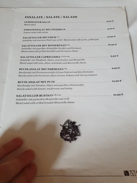 menu 2 of Ristorante VI VADI Cucina Italiana