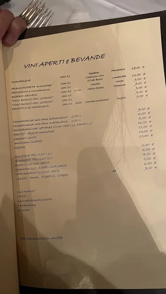 menu 0 of Acetaia Restaurant
